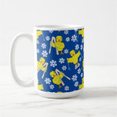 スキヒックパターン コーヒーマグカップ (左)