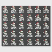 スキビディおもしろいリッツマス元アルファスラングのクリスマス ラッピングペーパー (フラット)