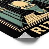 スキビディトイレリズオハイオおもしろいミームレトロヴィンテージ ポスター (角)