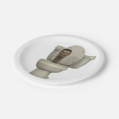 スキビディトイレ紙パーティープレート使い捨て ペーパープレート (アングル)