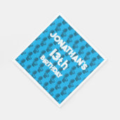 スキビディトイレ誕生日パーティーの招待状 スタンダードランチョンナプキン (角)