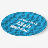 スキビディトイレ誕生日パーティー ペーパープレート (アングル)