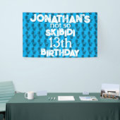 スキビディトイレ誕生日パーティー 横断幕 (トレードショー)