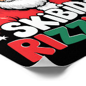 スキビディリッツマスクリスマスサンタクロースメリーリズM ポスター (角)