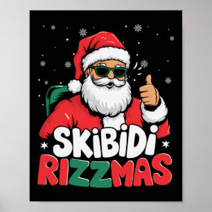 スキビディリッツマスクリスマスサンタクロースメリーリズM ポスター