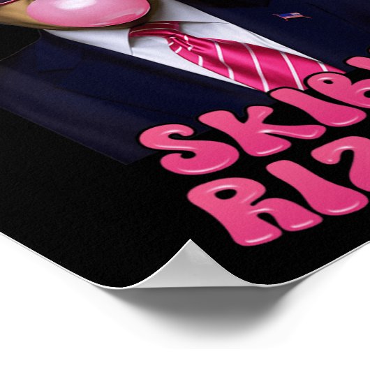 スキビディリッツマスクリスマスピンクトランプバブルガムCh ポスター (角)