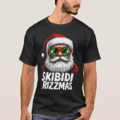 スキビディリッツマスクリスマスリズサンタクロースのチャリズム Tシャツ (正面)