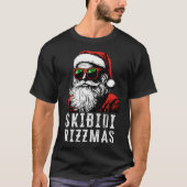 スキビディリッツマスクリスマスリズサンタクロースのチャリズム Tシャツ (正面)