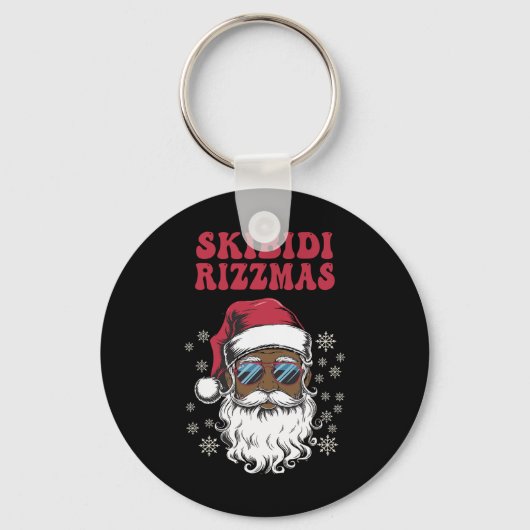 スキビディリッツマスサンタクロースメリークリスマスリズM キーホルダー (正面)