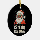 スキビディリッツマスサンタリズクリスマスクリスマスホリデイ セラミックオーナメント (右)