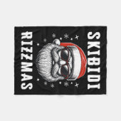 スキビディリッツマス フリースブランケット (正面(横))