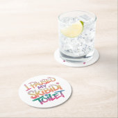 スキビディ休憩モーメント ラウンドペーパーコースター (インサイチュ)