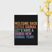 スキビディ新学期ウェルカムバックリトルシグマ カード (黄色い花)