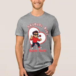 スキビディ・ビディ・ブームブーム・バレンタインメメ - カートゥーン トライブレンドTシャツ
