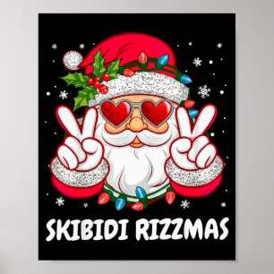 スキビディ リズマス クリスマス おもしろい サンタクロース Xmas パンツ ポスター