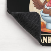 スキピディサンクスギビングおもしろいミームスキピディトイレトゥール マウスパッド (コーナー)