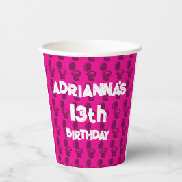 スキピディトイレピンク誕生日パーティー 紙コップ