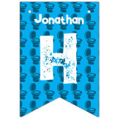 スキピディトイレ誕生日パーティバンティング国旗のバナー バンティングフラッグ (第2の旗)