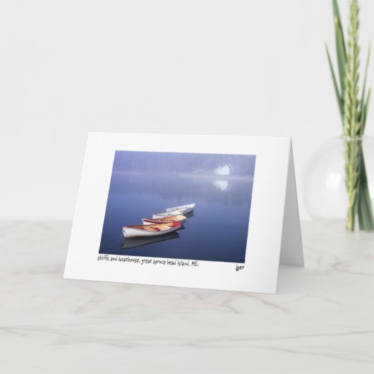 スキフおよびボートハウス カード (正面)