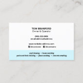 スキフ魚釣りボートチャータービジネスカード 名刺 (裏面)