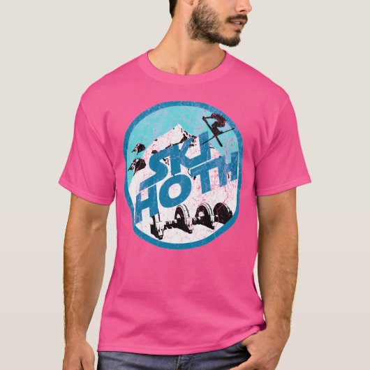 スキホース – ブルースキー Tシャツ (正面)