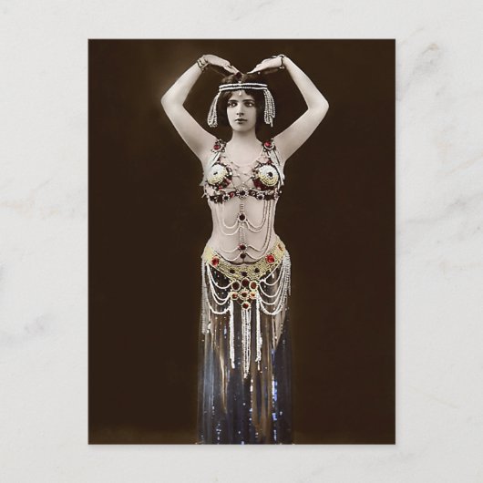スキムピーなエジプトの衣装 ポストカード (正面)