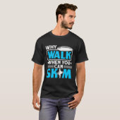 スキムボードサーファーSkimming Waveskim Skimboarding Tシャツ (正面フル)