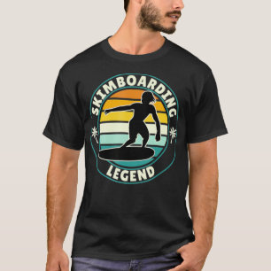 スキムボードレジェンドレトロデザインfor Skimboard Sur Tシャツ