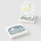 スキモライフ ストーンコースター (横)