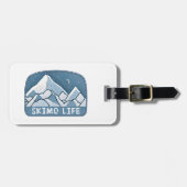 スキモライフ ラゲッジタグ (正面横)