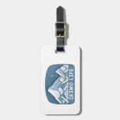 スキモライフ ラゲッジタグ (正面縦)