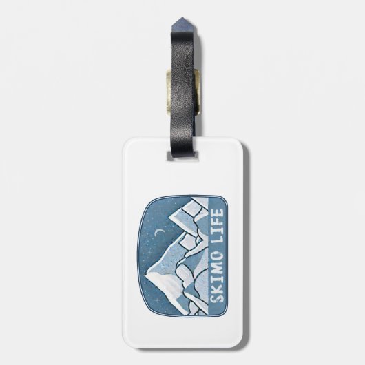 スキモライフ ラゲッジタグ (裏面縦)