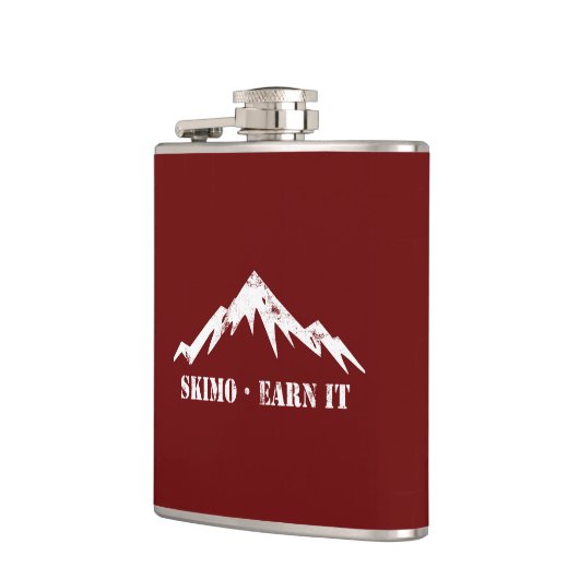 スキモ、稼ぐ フラスク (左)