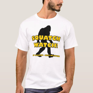 スキャッチウォッチ おもしろい サスカッチ ビッグフット イエティ Tシャツ