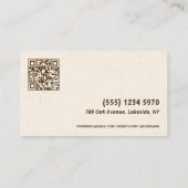 スキャナブルQRブルワリー 名刺 (裏面)