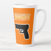 スキャマーのマグショット カフェラテマグ (右)