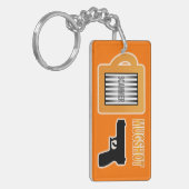 スキャマーのマグショット キーホルダー (正面左)