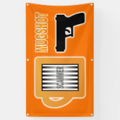 スキャマーのマグショット 横断幕 (縦)