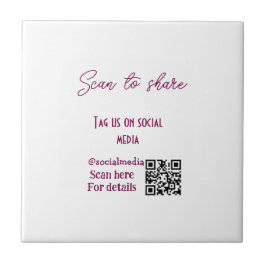 スキャンから共有ラベル私たちソーシャルメディアQRコードsimpl タイル