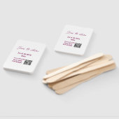 スキャンから共有ラベル私たちソーシャルメディアQRコードsimpl ハンドファン (組立なし)