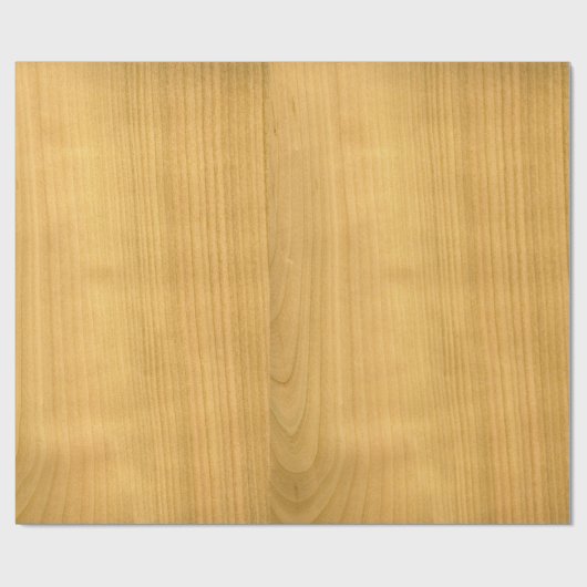 スキャンされたアメリカ人のCherrywoodのベニヤのWoodgrainを実在して下さい ラッピングペーパー (フラット)