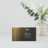 スキャンされたオーストラリアのクルミのベニヤのWoodgrainを実在して下さい 名刺 (スタンド正面)