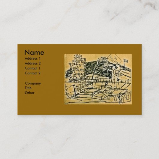 スキャンされたパスポート 名刺 (正面)