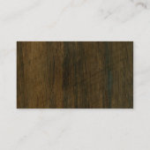 スキャンされたリオシタンのPalisanderベニヤ木を実在して下さい 名刺 (裏面)