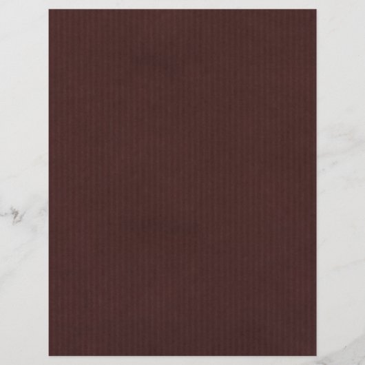 スキャンされた詳細クラフト紙テクスチャDark Brown チラシ (正面)