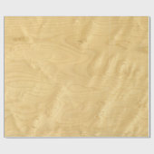 スキャンされた鳥の目のかえでのベニヤのWoodgrainを実在して下さい ラッピングペーパー (フラット)