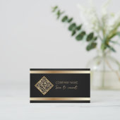 スキャンしてソーシャルメディアQRコードに接続 名刺 (スタンド正面)