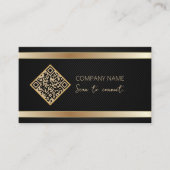 スキャンしてソーシャルメディアQRコードに接続 名刺 (正面)