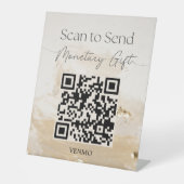 スキャンしてマネタリーギフトのペデスタル記号を送信 台座サイン (正面)