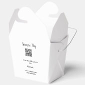 スキャンして支払いスキャンQRコード追加Webサイト電子メール詳細 フェイバーボックス (見開き)